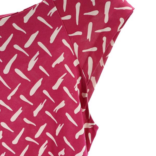 Diane von Furstenberg Общее ручка Без рукава цельный 2 Розовый Женский Б/У