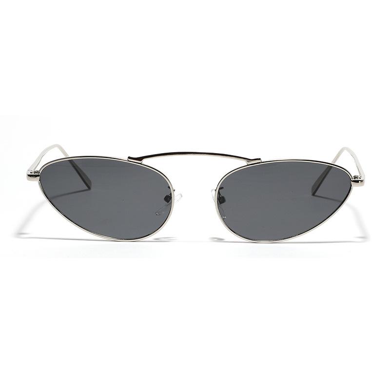Очки Металлические Острые Углы Кошачий Глаз Модель Популярная Личность Солнцезащитные Очки Мужские Солнцезащитные Очки Женские Новые