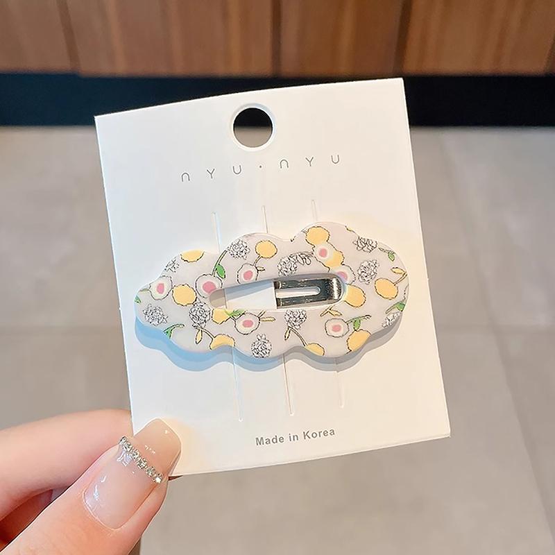 Creative Cartoon Cute Sweet Colorful Hairpin For Women Girls  Kawaii Bangs Hair Clip Side Clip Headwear Hair Accessories