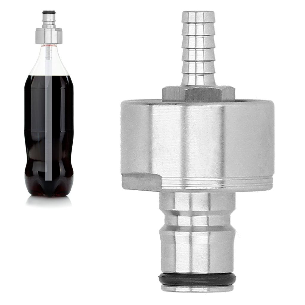 Крышка для карбонизации из нержавеющей стали с 5/16 дюйма штуцером, тип шарикового замка, подходит для мягких ПЭТ-бутылок, для приготовления пива