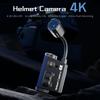 RunCam Helmet Camera 4K Flexible Action Camera 6 Hours Recording Mobile App Control Compatible for Outdoor Sports such as Tactical and Hiking Airsoft,