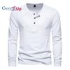 Men's T-Shirts, Men's BeefyT Henley Shirts, Men's Cotton Long Sleeve Shirts