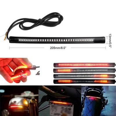 48 SMD светодиодный мотоциклетный задний тормозной стоп-сигнал полоса поворота стоп-сигнал
