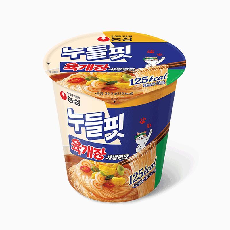 Лапша быстрого приготовления Nongshim Низкокалорийная с 1500 мг пищевых волокон, 6 вкусов / Корейская лапша, Kfood, Аутентичная корейская еда