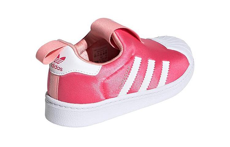adidas Originals SUPERSTAR 360 Удобные Нескользящие Низкие Скейтбордические Кроссовки Ярко-Розовый/Белый EF6633