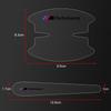 BAAC1 8pcs Car Door Bowl Anti-scratch Sticker Clear Door Bowl Handle Protection Sticker For BMW M Performance 1 3 5 7 Series M3 M4 M5