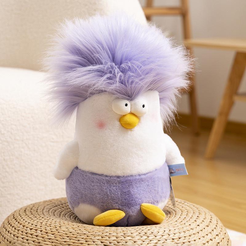 Exploding Head Chicken Plush Toy With Short Pile Cotton For Kids And Teens Gift