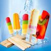 50Pcs Wooden DIY Hand Ice Cream Sticks Cake Crafts Lolly Small Cudgel