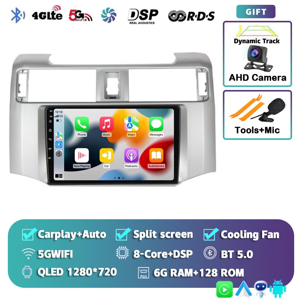 Android 14 Carplay Car Radio для Toyota 4Runner 4 Runner 2014 2015 2016 2017 2018 2019 Мультимедийный видеоплеер GPS 2Din Stereo