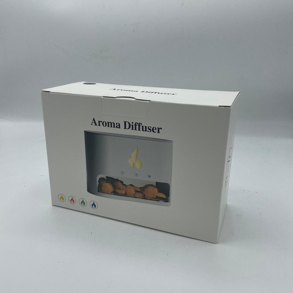 Essential Oil Diffuser Flame Effect Himalayan Salt USB-C