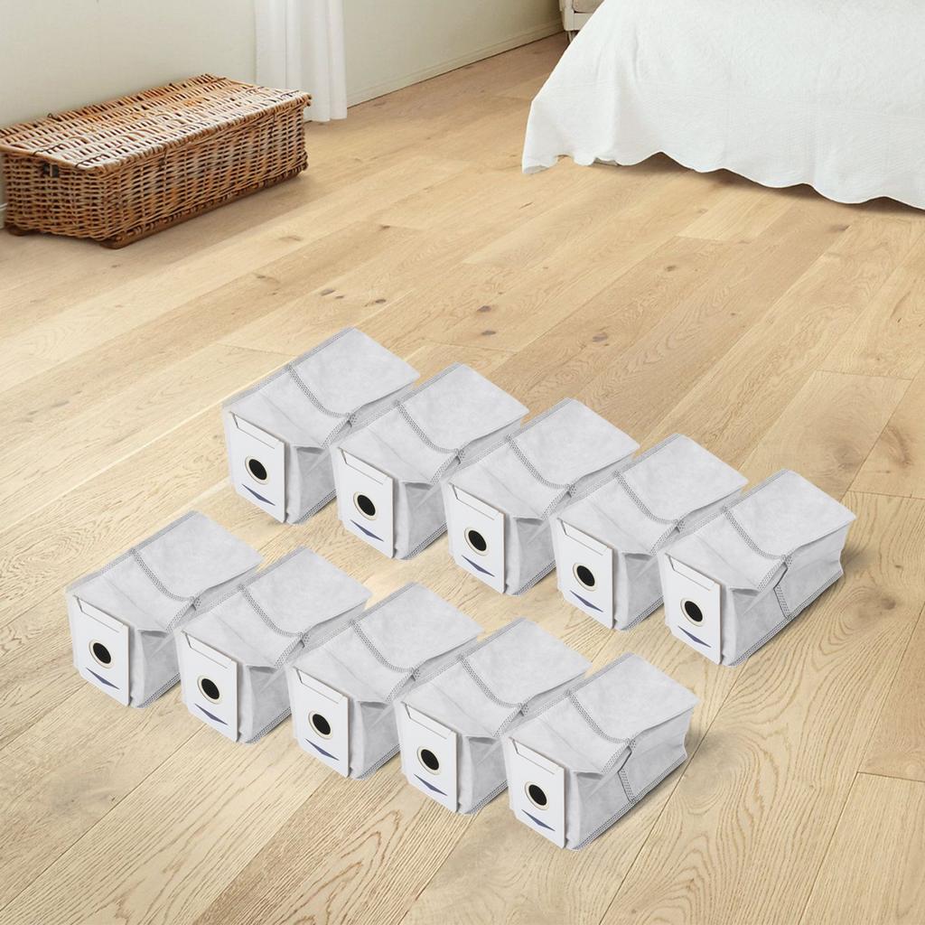 Для Ecovacs T30S Совместимые Сменные Пылесборники 10 Штук Нетканые Материалы