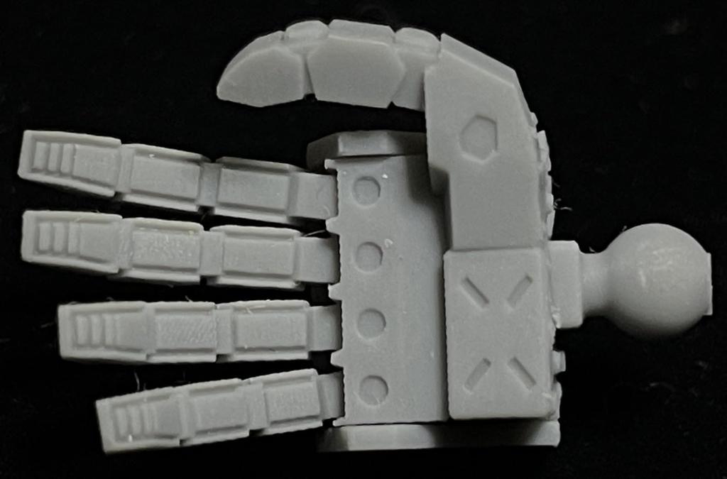 Idola Solid Square Scale Plastic Model IDOLA07 Hand, Finger, Small, 1/144 Parts, (Robot)