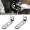 2pcs External Bracket Motorcycles Mirrors Bracket Multi-function Signal Lamp Fixed  Motorbike