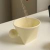 190ML Irregular Mug Creative Triangle Base Mug Lovers Breakfast Mug Office Coffee Mug Living Room Coffee Table Decorative Mug