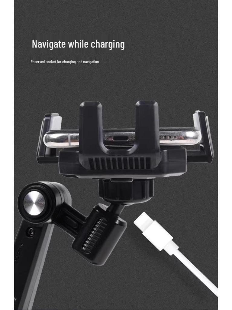 Universal Car Dashboard Phone Holder with Vacuum Suction Cup and Stable Navigation Support