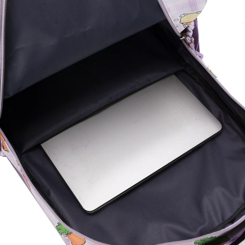 Student Printed Schoolbag Women's Multi-Pocket Backpack