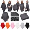Button Closure Nursing Cover Breathable Nursing Shawl Jeans Pants Decor Breastfeeding Cover
