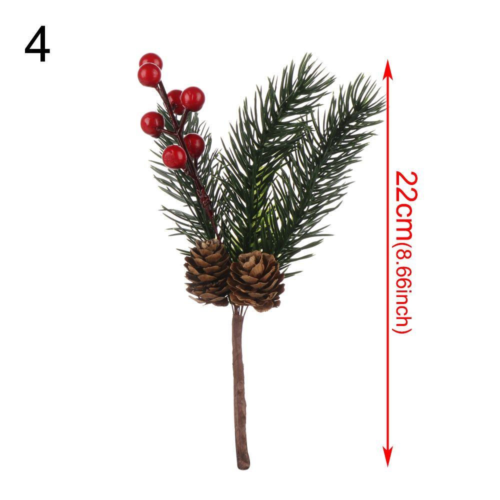Red Christmas Berry Xmas tree Decor Home Floral Decor Christmas Ornament Artificial Flowers