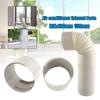 Threaded A/C Pipe Connector Exhaust Hose Adapter for Air Conditioner System
