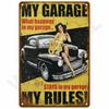 Vintage Tin Sign Home Decor Items Wall Decor Art Wall Mural Room Decoration Items Decor Men Retro Metal Sign Plate Bar Posters