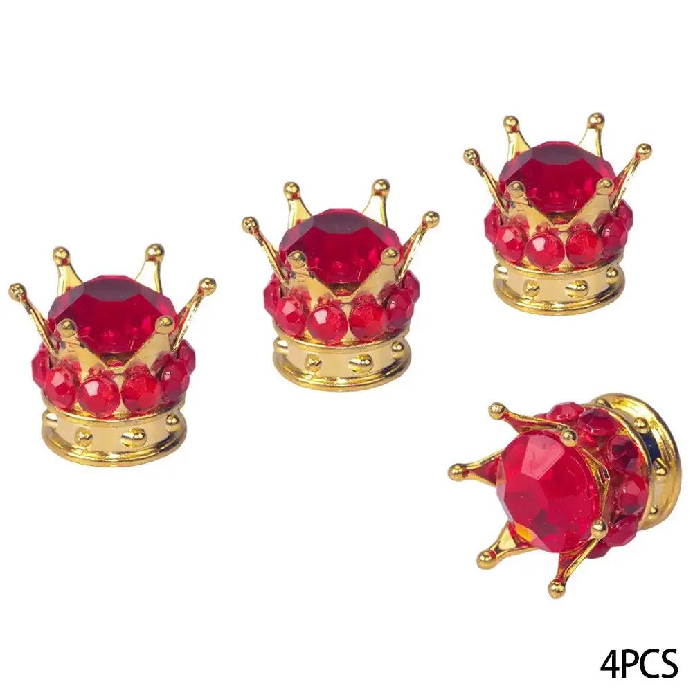 4 шт. колпачки для вентилей шин автомобиля с блестящими кристаллами и стразами, хромированные колпачки для шин автомобиля, аксессуары