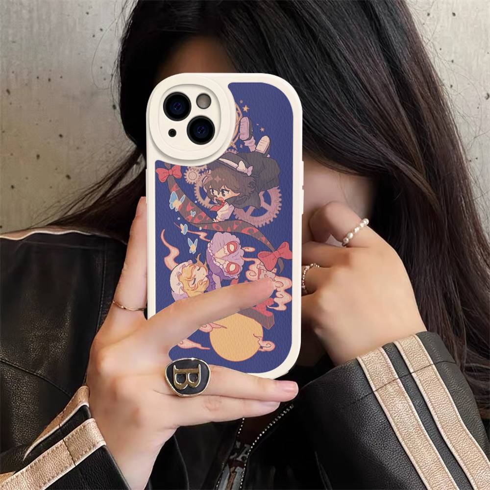 Classic Game T-TouhouS P-Project Anime Phone Case Hard Leather For IPhone 16 15 14 13 12 Mini 11 14 Pro Max Xs X Xr 7 8
