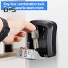 Key Lock Box Sturdy Portable Security Lock Box 4 Digit Combination Lockbox for Home Office Garage Apartment Spare Keys