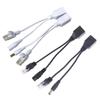1 пара Poe-кабелей, пассивный адаптер питания через Ethernet, кабель-разветвитель Poe