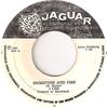 7-дюймовая пластинка I SEES Brimstone And Fire J141 Jaguar 1981 Ямайка Регги Ска Даб Б/у