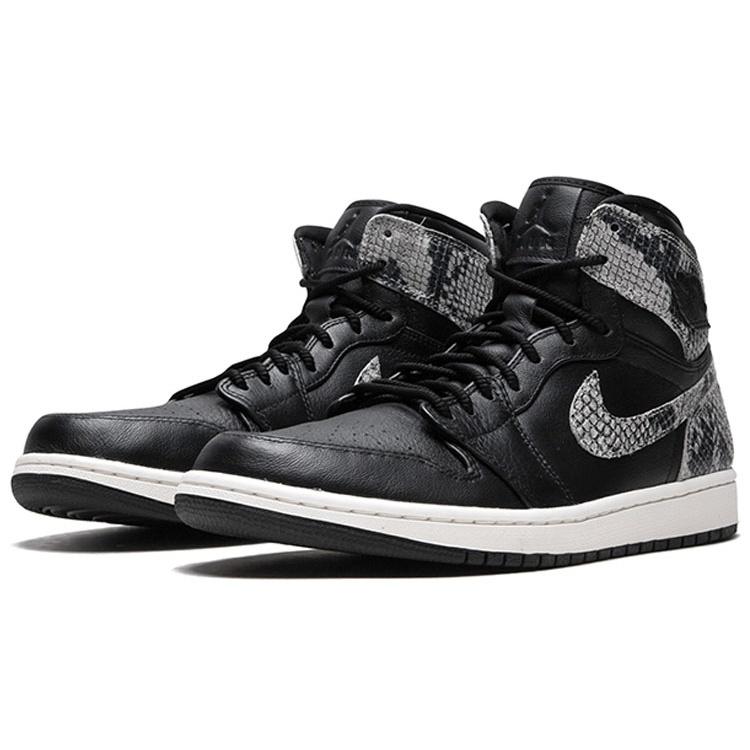 (WMNS) Air Jordan 1 Retro High Premium 'Black Snake' Women's AH7389-014