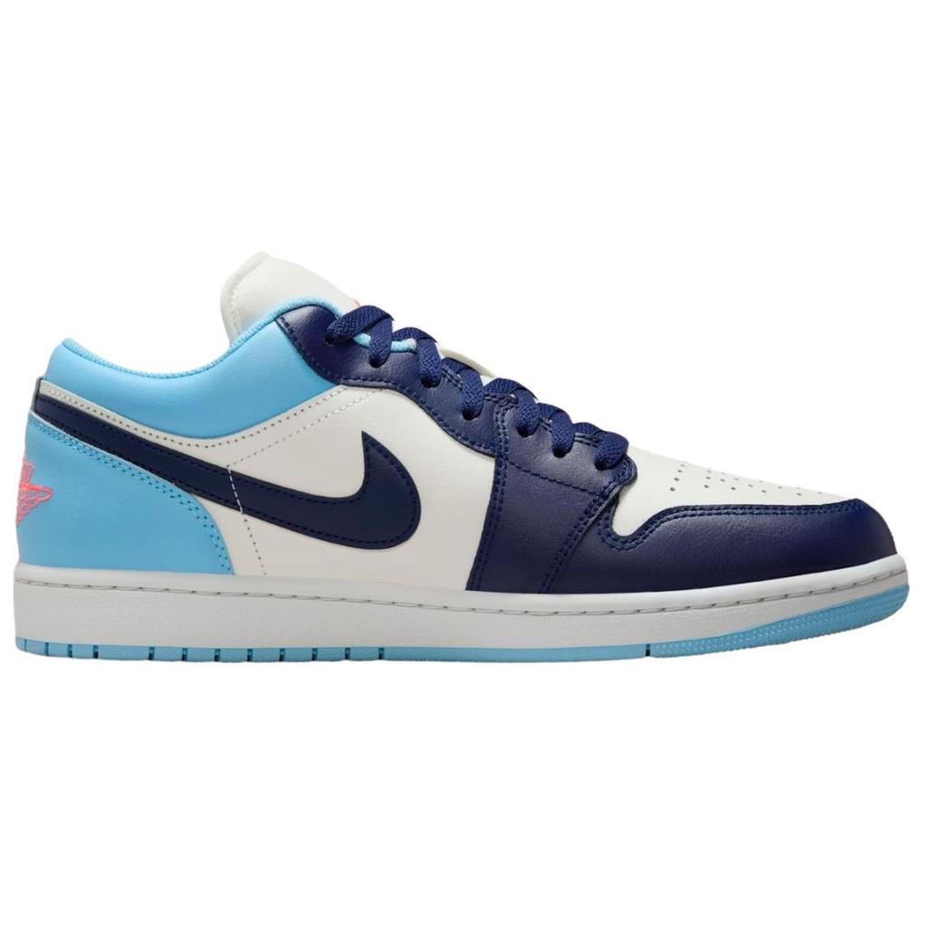 Кроссовки Air Jordan 1 Low Blue Chill Мужские Парусный цвет Hot-Lava Blue-Void 553558-149