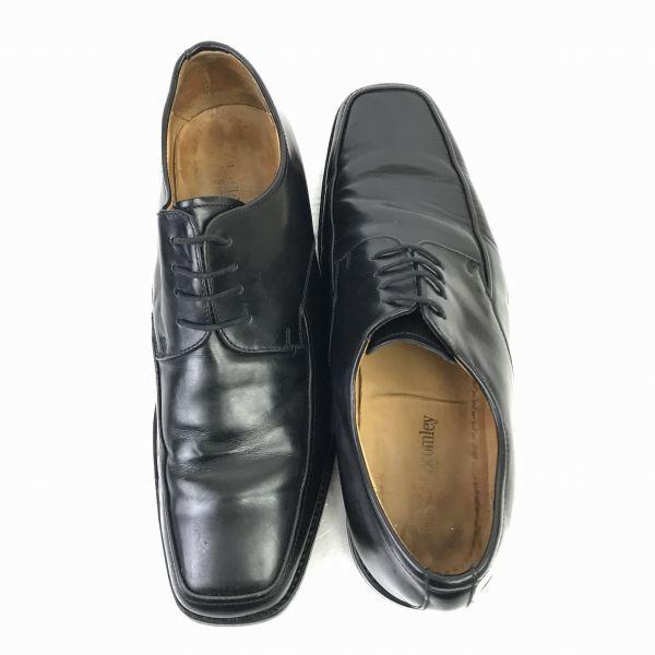 Russell & Bromley Кожаные туфли дерби с U-образным мыском, метод McKay, размер 26.0, черные(ИСПОЛЬЗОВАЛ)
