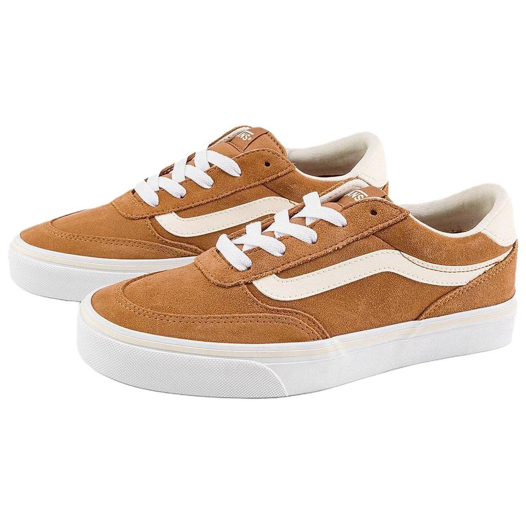 Vans Brooklyn LS Comfortable Soft Low-Top Skate Shoes Women Sneaker Brown VN000D7UGWT