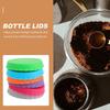 Colorful Can Cover Food Grade Safe Silicone Beverage Lid Leak Proof Portable Sealers for Standard Cans