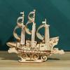 3D Creative Ocean Sailing Ship Puzzle - Educational DIY Toy for Kids