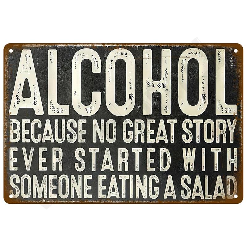 Retro Metal Signs Vintage Plates Posters Wall Art Bar Accessories Tin Sign Home Decor Item Mancave Luxury Room Decorations