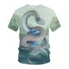 Hip Hop Summer Short Sleeve T Shirts Snake Series 3D Printed T Shirt Streetwear Men's Animal Tees Casual Outfit