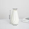 Nordic White Flower Vase Simple Flower Pot Storage Bottle Imitation Creative Flower Pot Home Wedding Decoration Ornament