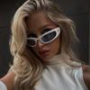 Новые модные женские солнцезащитные очки Y2K, винтажные брендовые солнцезащитные очки, роскошные классические солнцезащитные очки для туризма и рыбалки, UV400