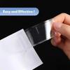 Self-Adhesive Label Holder Clear Card Holders Shelf Tag Label Bag Paper Card Labels Pockets DIY Office Organizing Classify Items