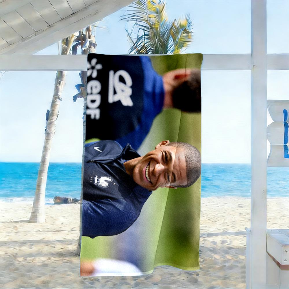 Football Player Victory Beach Towel Soft Durable Quick-Dry Comfortable Lightweight