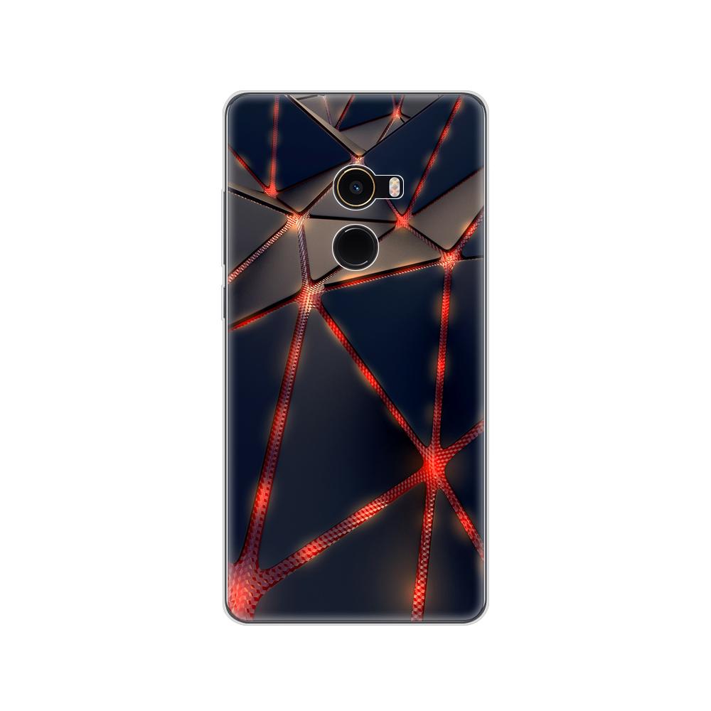Мягкий силиконовый чехол TPU для Xiaomi Mix 2, чехол для Xiaomi Mi Mix 2 Mix2, задняя крышка, 360 градусов, полный защитный прозрачный чехол
