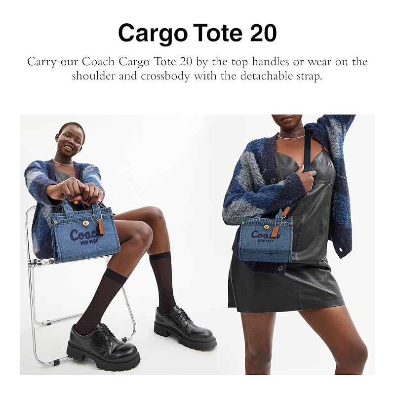 [Coach] Cargo Tote CARGO TOTE 20 CZ100 B4/IN indigo