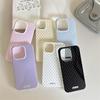 Минималистичный чехол для телефона в корейском стиле в горошек для Apple iPhone 17ProMax - Жесткий ударопрочный ПК-пластик, персонализированный, полное покрытие для iPhone 17/16/15/14/13/12