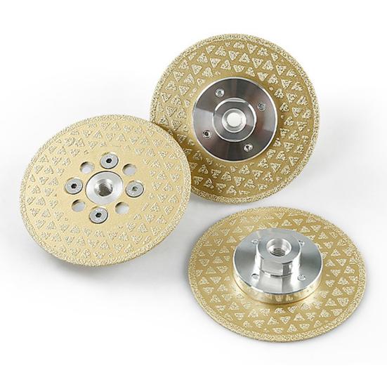 Алмазный шлифовальный диск Двусторонний диск для резки гипсофилы Высокопроизводительное гальваническое алмазное покрытие Шлифовальный диск для кладки