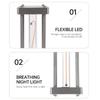 Square Design Quantum Night Light Type-C Charging Touch Night Light USB Desk Lamp  Study Room