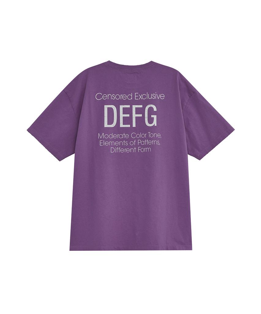 Футболки Depeugameoncheu с большими губами [Фиолетовые]