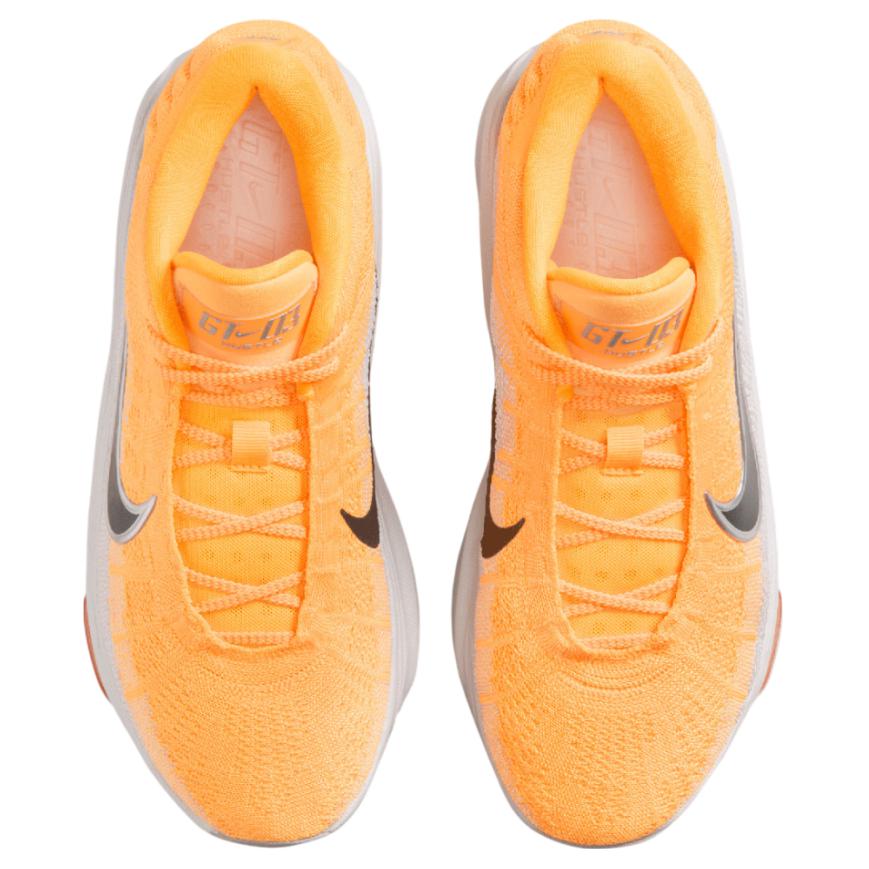 Nike GT Hustle 3 Soft And Comfortable Slip Resistant Abrasion Resistant Low top Basketball Shoes Unisex Orange FV5953-800