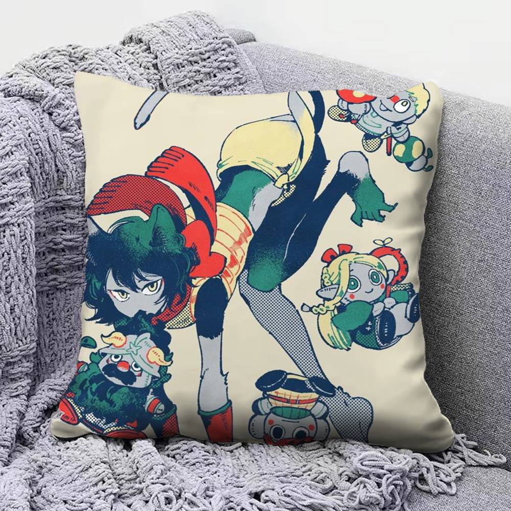 Delicious in Dungeon Anime Marcille Home Sofa Cushion Covers and Aecorative Custom Pillow Covers