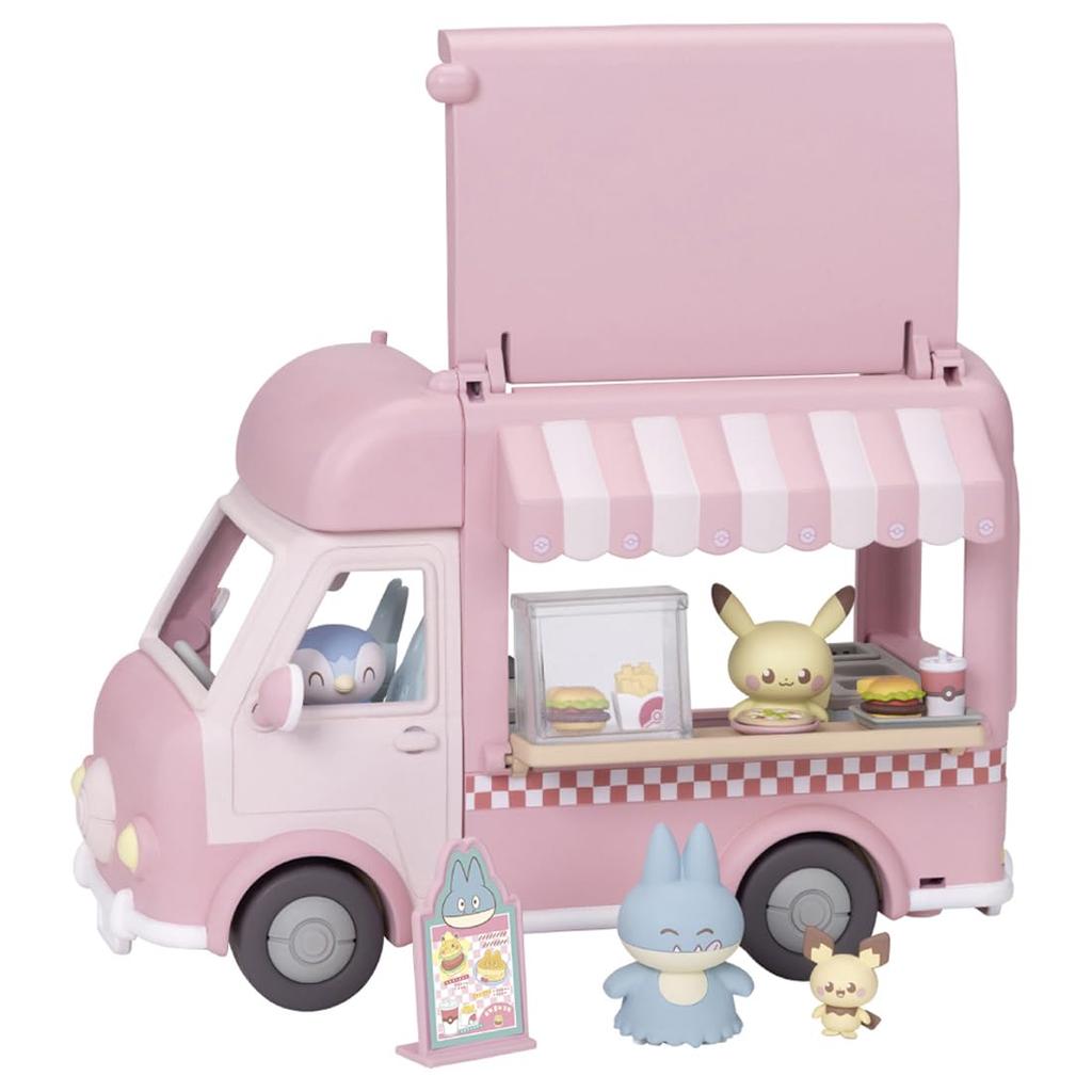 TAKARA TOMY Покемон Poke Piece Помощь Могумогу Фудтрак Начнём!